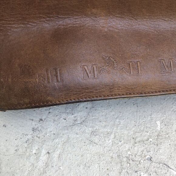 M H leather bag  - Picture 3 of 8